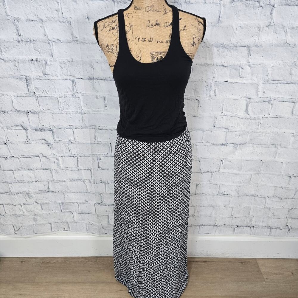 Victoria Secret maxi dress Sz XS sleeveless racerback floral A29